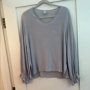 Elegant Gray Women's Top